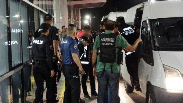 Isparta’da uyuşturucu operasyonları