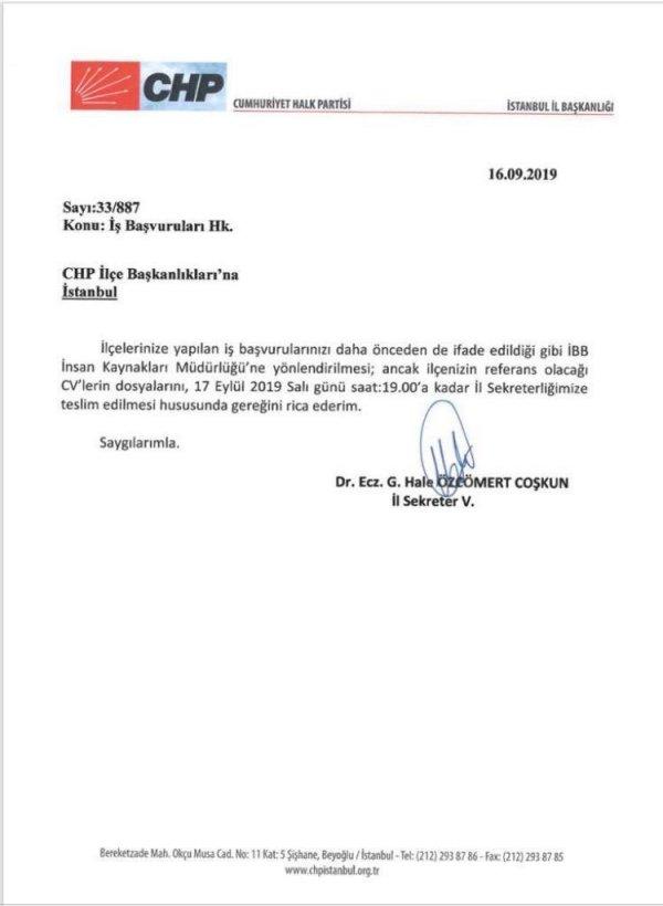 İmamoğlu, CHP'lilere torpil talimatını yanlış buldu