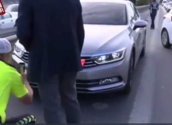 İstanbul'da çakarlı araçlar denetime takıldı