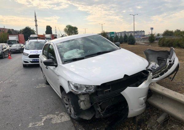 Kaza yapan alkollü sürücünün tehditleri