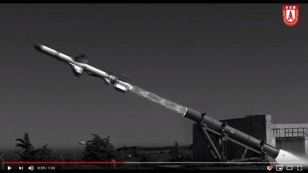 Atmaca füzesinden tam isabet