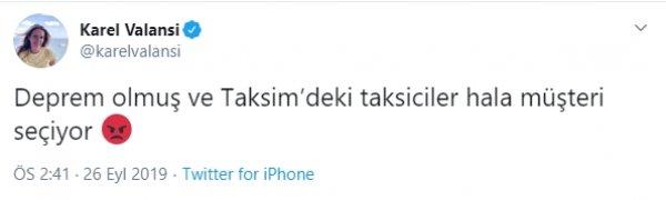 İstanbul'daki depremde taksiciler yine müşteri seçti