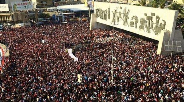 Bağdat'taki gösterilerde ölü ve yaralılar var