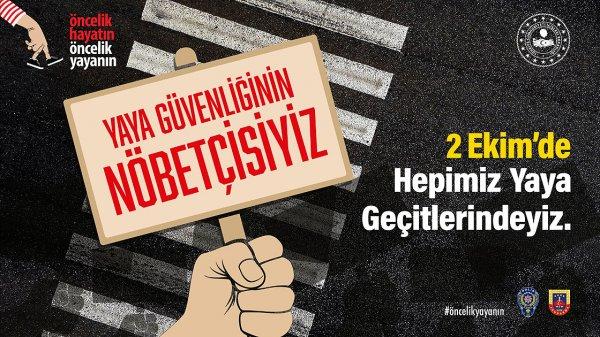 20 bin yaya geçidinde 2 saat nöbet tutulacak