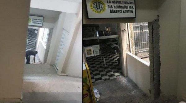 Çapa Diş Hekimliği binası tahliye ediliyor