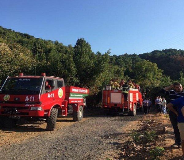 Beykoz'da 3 ayrı yerde çıkan yangın söndürüldü