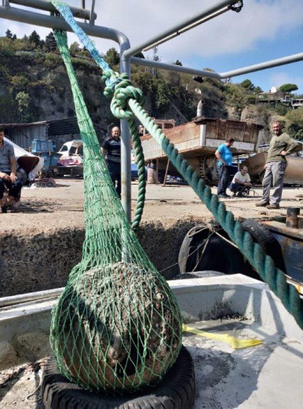 SAS Timi eski harp mayınını imha etti