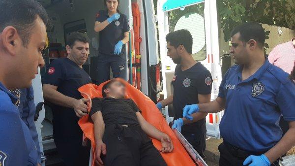 Adıyaman'da sinir krizi geçiren genç kendine zarar verdi