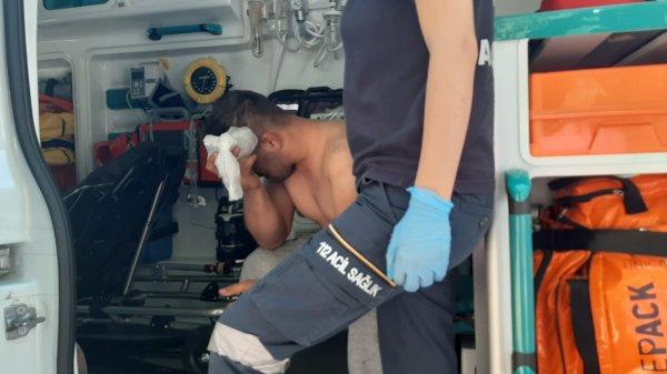 Adıyaman'da sinir krizi geçiren genç kendine zarar verdi