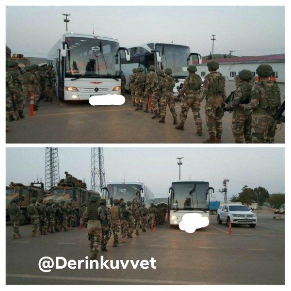 Suriye'ye operasyon öncesinde komandolar sınırda