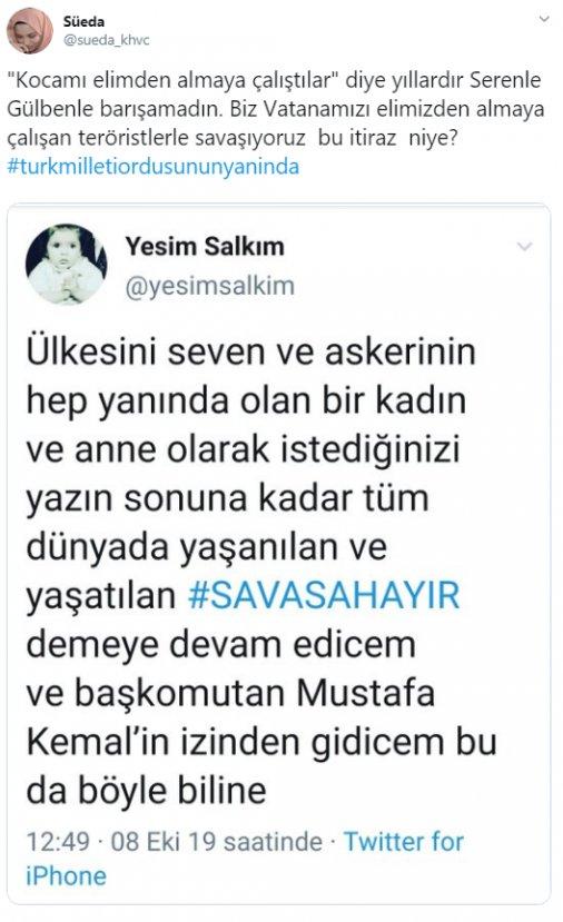 Yeşim Salkım'a tepkiler dinmedi