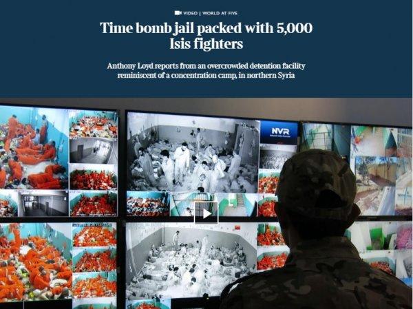 İngiliz gazeteci Suriye’deki DEAŞ kampını ziyaret etti