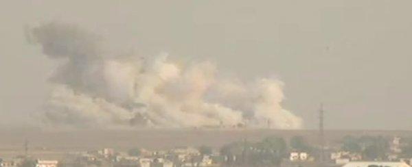 Türk jetleri Resulayn'ı vuruyor