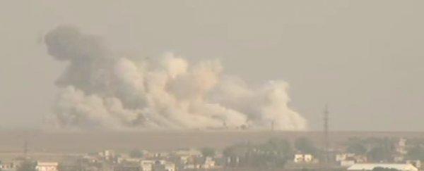 Türk jetleri Resulayn'ı vuruyor