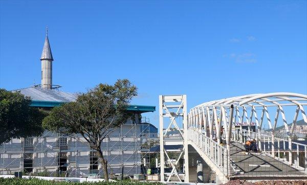 Sabiha Gökçen Havalimanı Camisi inşaatında sona gelindi