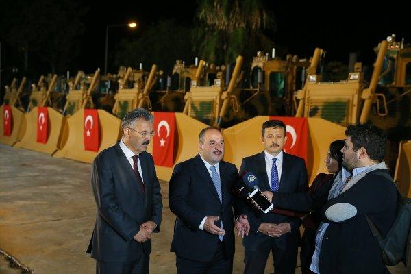 Harekata insansız zırhlı iş makineleri yardım edecek