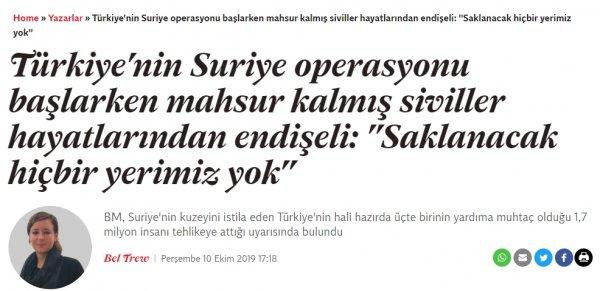 Independent Türkçe yazarına göre Türkiye istila ediyor