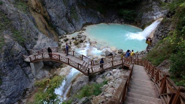 Giresun'da Mavi Göl'e büyük ilgi var