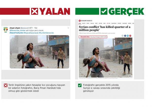 Terör örgütü yandaşlarının yalanları