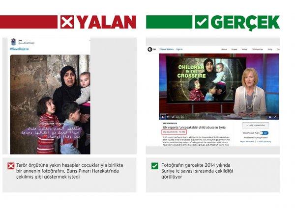 Terör örgütü yandaşlarının yalanları