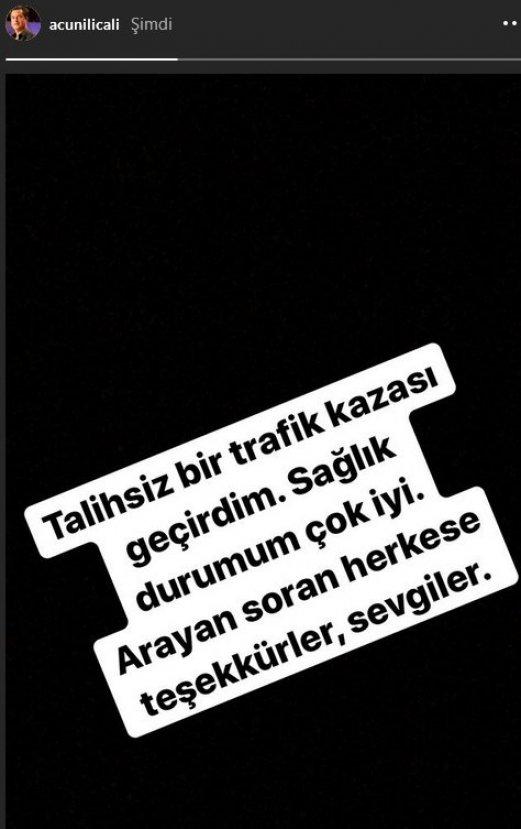 Acun Ilıcalı kaza yaptı