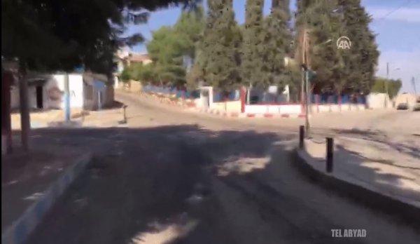 YPG'den temizlenen Tel Abyad'dan ilk görüntüler