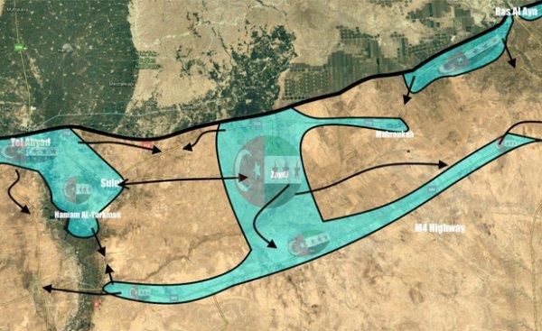 Suriye'nin kuzeyinde Türk hakimiyeti