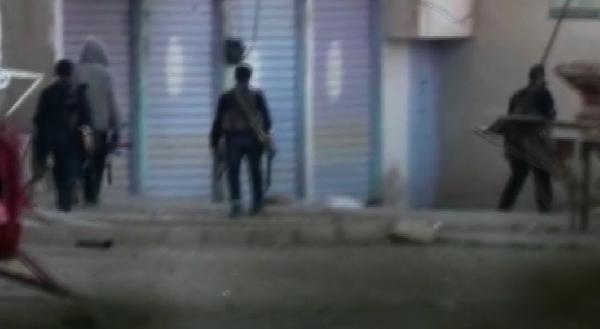 Teröristlerin Resulayn'dan kaçışı görüntülendi