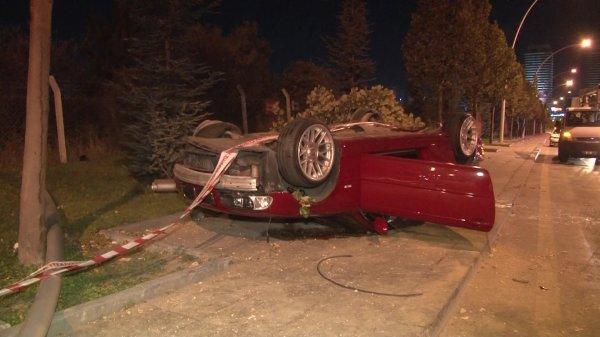 Ankara'da trafik kazasında 1 ölü 3 yaralı