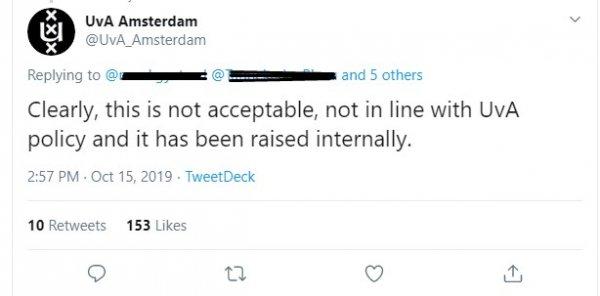 Hollandalı ırkçı profesör Türk öğrenciyi reddetti