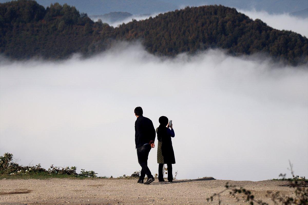Bolu Dağı'ndan seyir zevki yüksek görüntüler