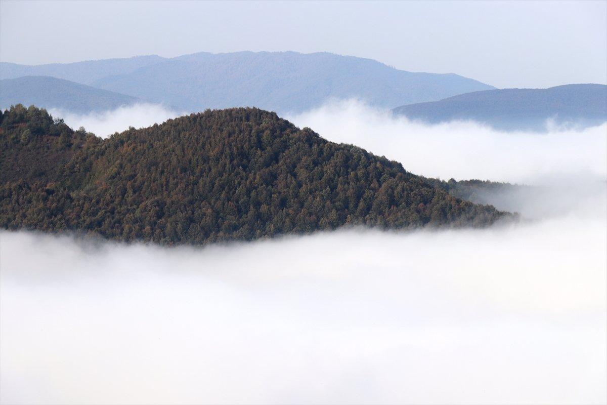 Bolu Dağı'ndan seyir zevki yüksek görüntüler