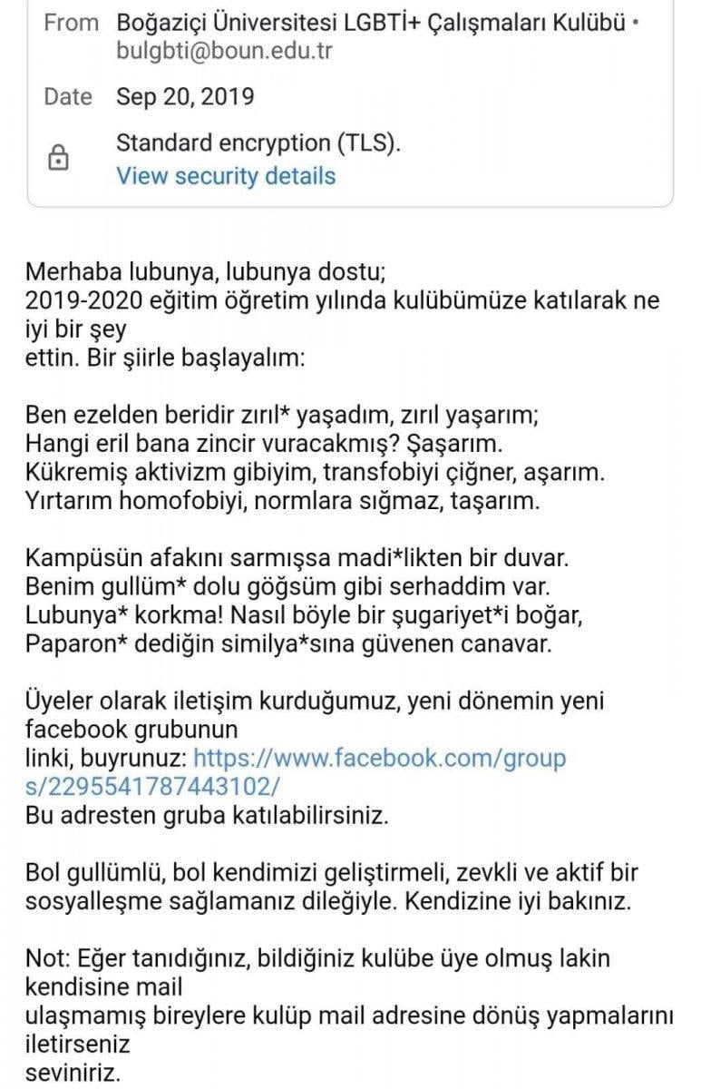 LGBT+ Kulübü, İstiklal Marşı ile dalga geçti