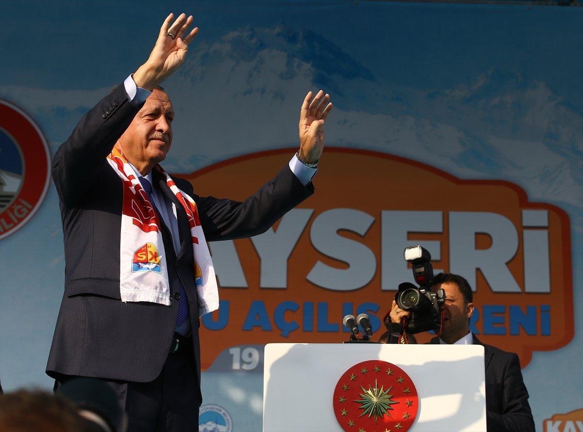 Erdoğan Kayseri Toplu Açılış Töreni'nde