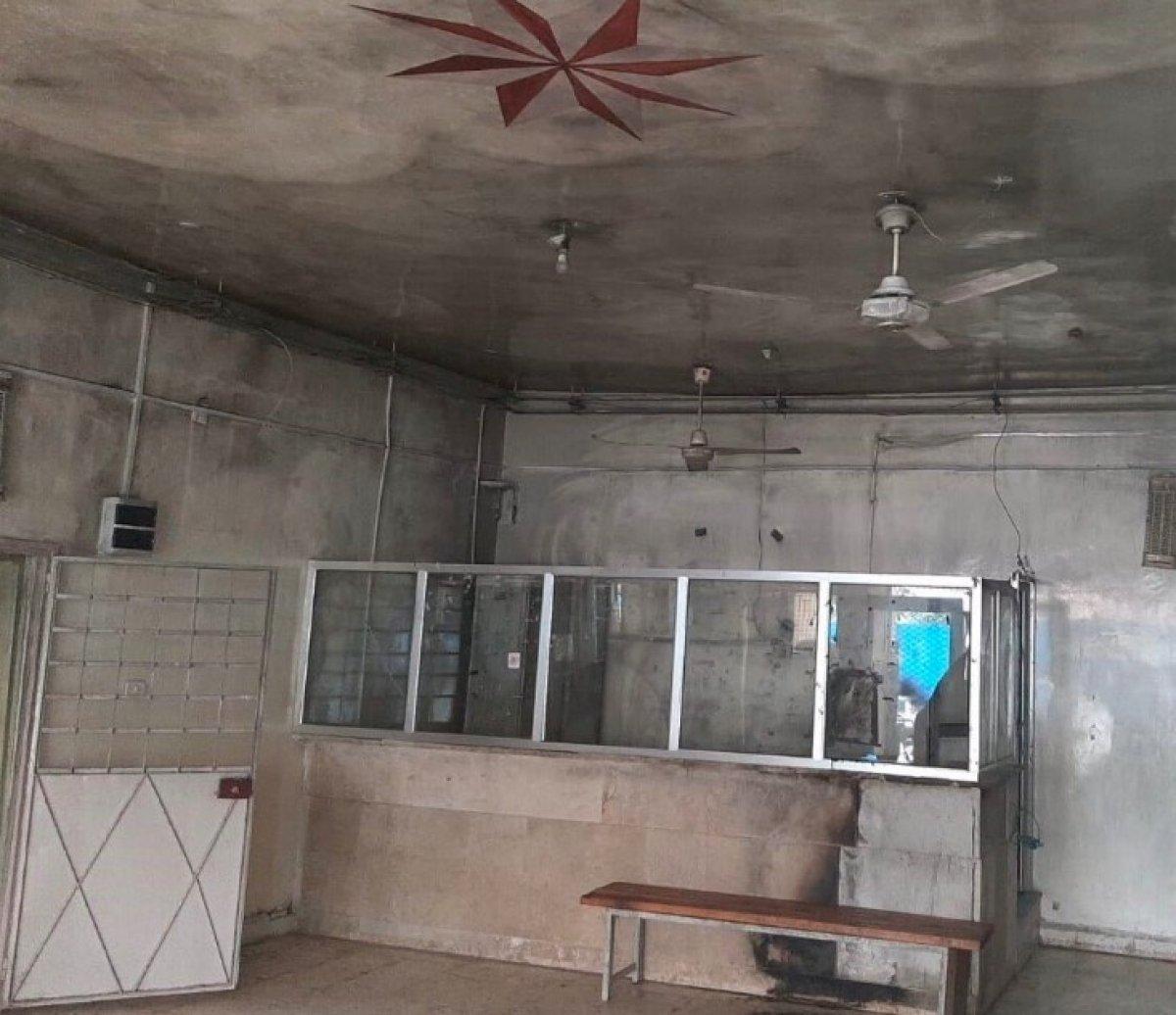 Teröristler Tel Abyad Hastanesi'ni yaktı