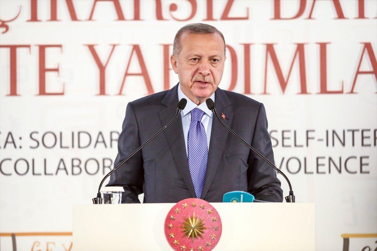 Cumhurbaşkanı Erdoğan'dan silah ambargosuna yanıt