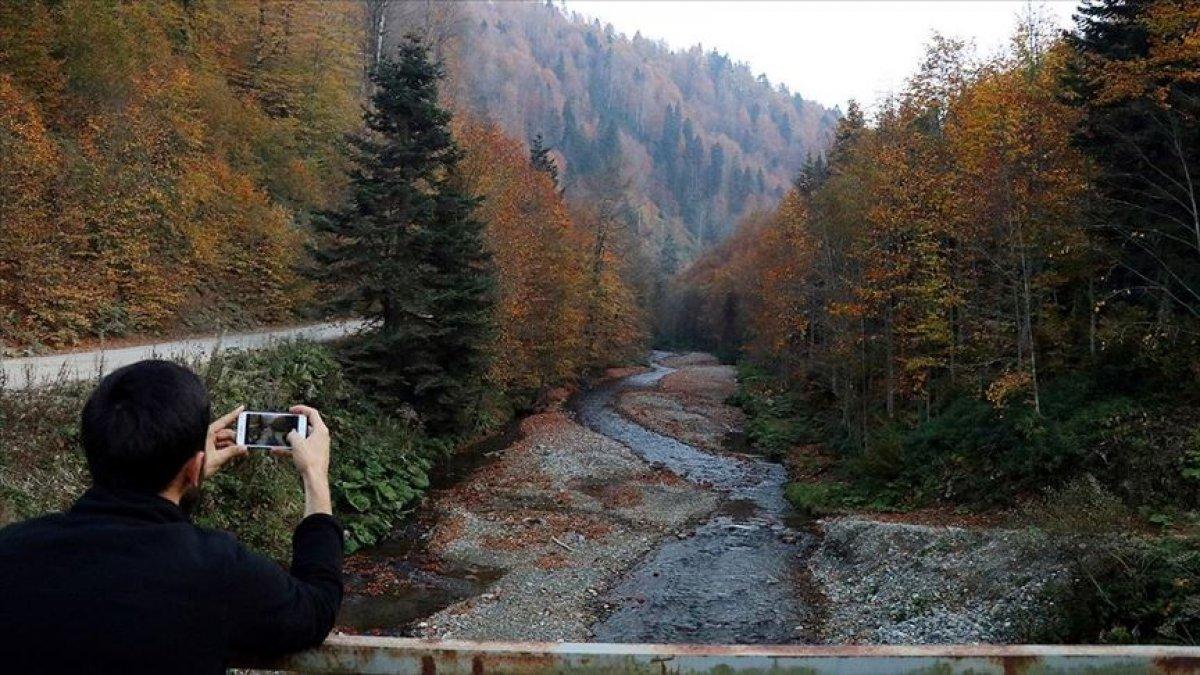 Düzce'nin doğal güzelliği turist çekiyor
