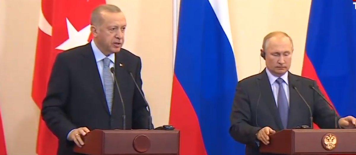 Soçi'de Erdoğan-Putin zirvesi sona erdi
