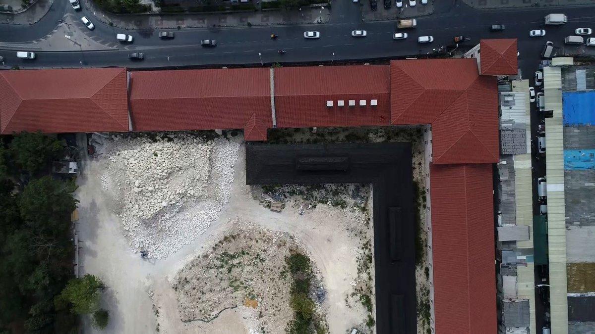 Türkiye’nin en büyük kütüphanesi havadan görüntülendi