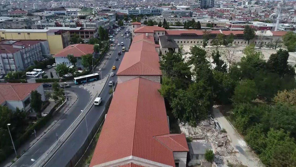 Türkiye’nin en büyük kütüphanesi havadan görüntülendi