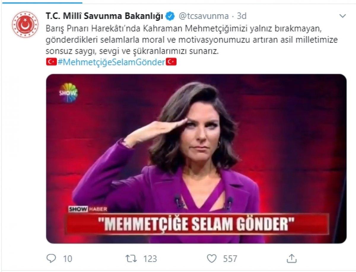 Barış Pınarı Harekatı için selam yollayanlara teşekkür videosu