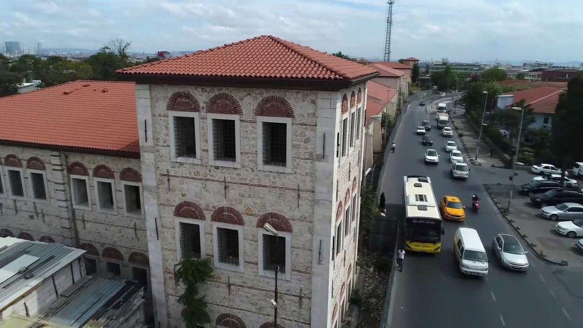 Türkiye’nin en büyük kütüphanesi havadan görüntülendi