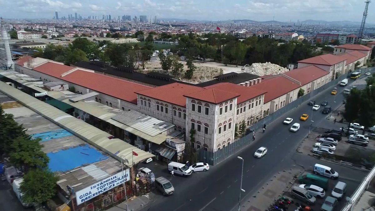 Türkiye’nin en büyük kütüphanesi havadan görüntülendi