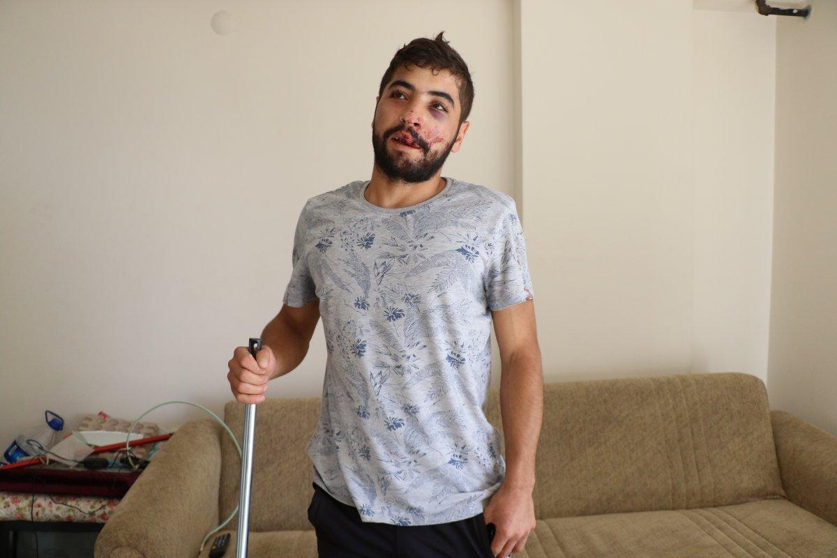 5 metrelik duvardan spor amaçlı atlamış