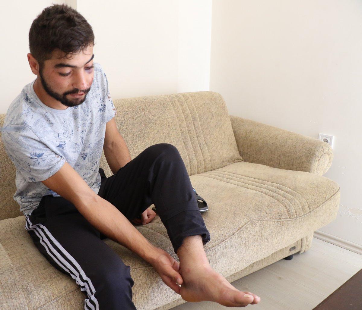 5 metrelik duvardan spor amaçlı atlamış