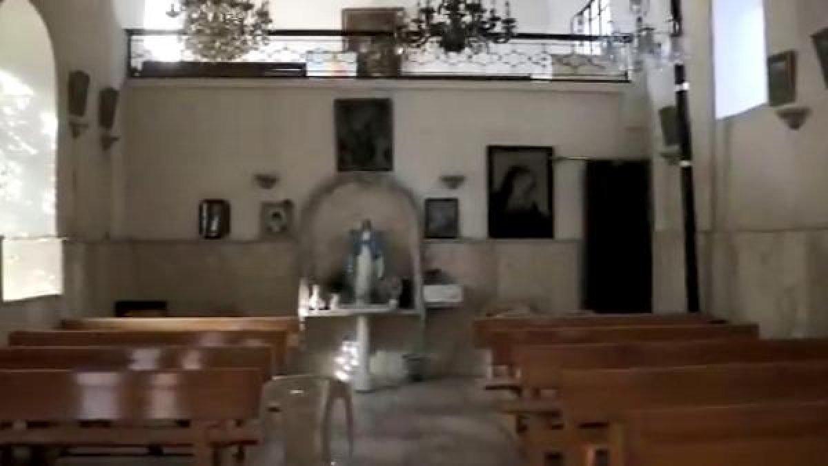 Patlayıcılardan temizlenen kilise Hristiyanlara verildi