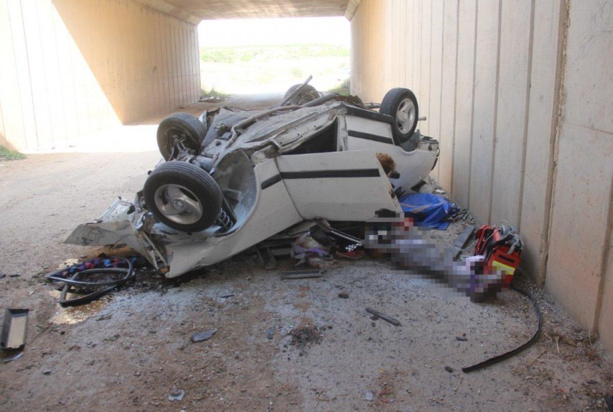 Adana'da feci kaza: 1 ölü, 3 yaralı