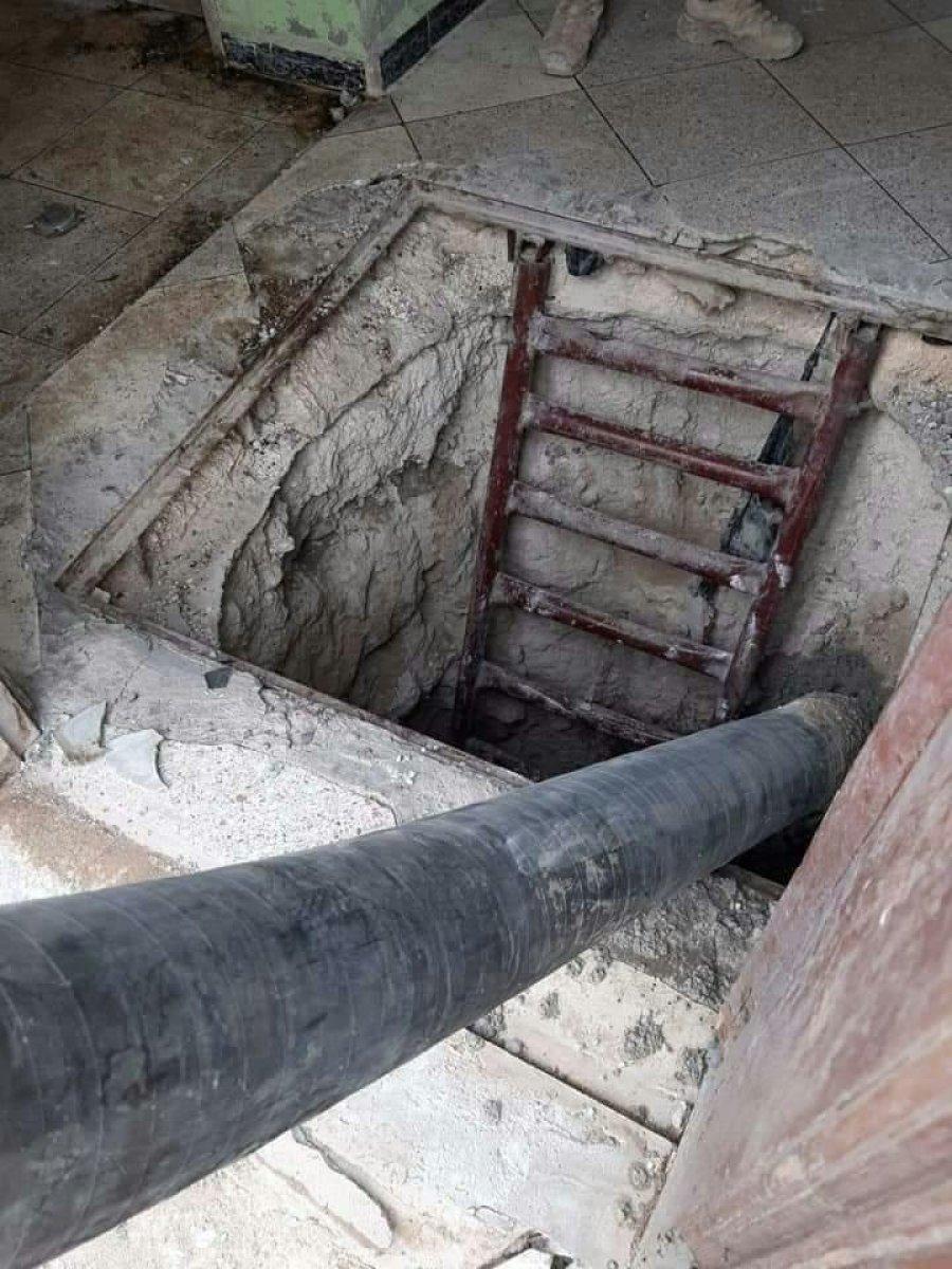 Tel Abyad'da teröristlerin tünellerine beton dökülüyor