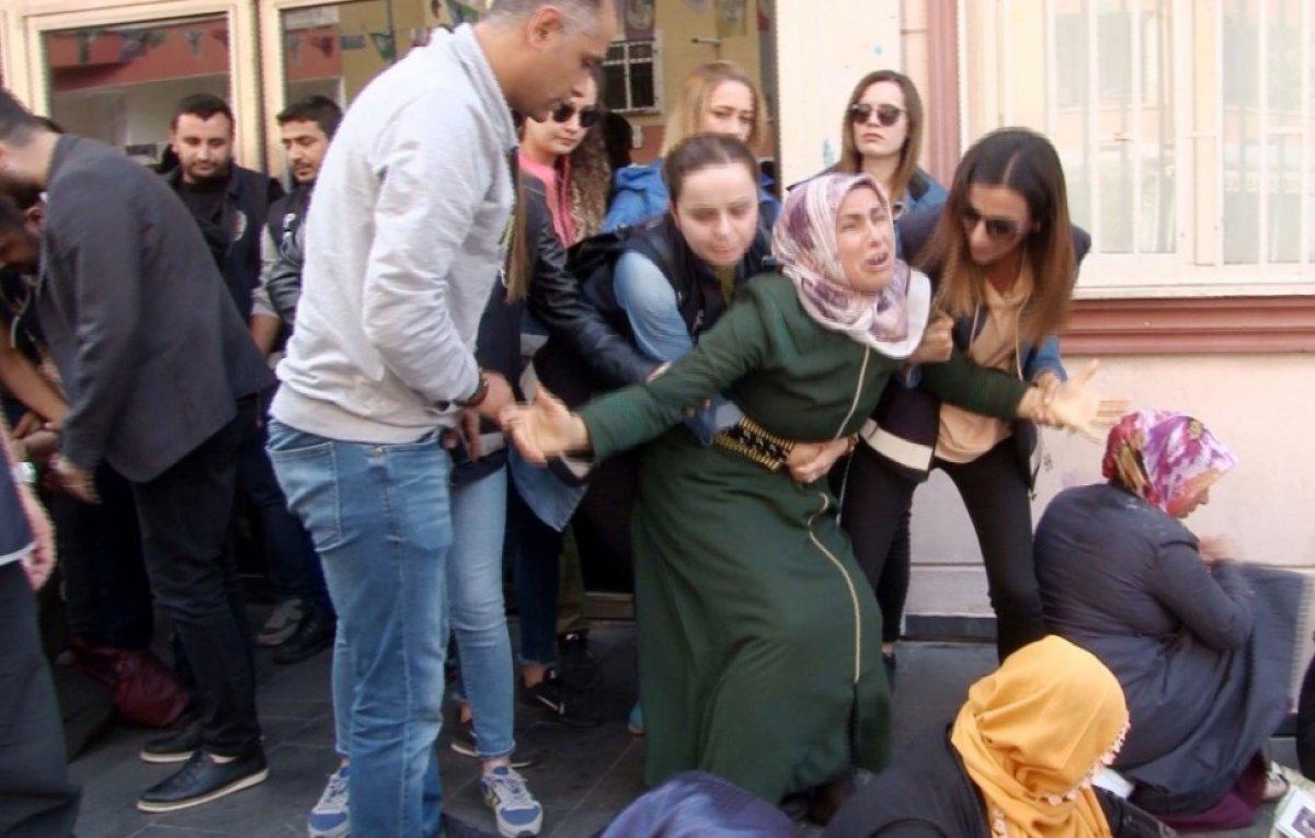 Diyarbakır HDP il binası önünde gerginlik