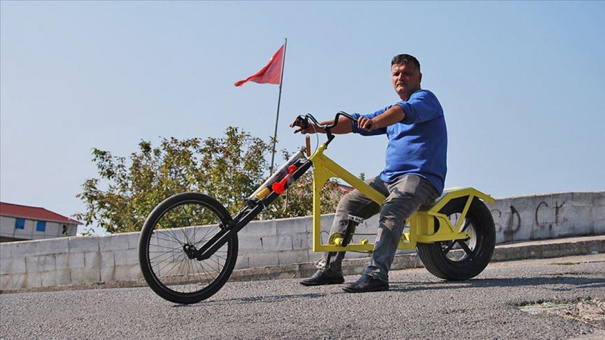 Otomobil parçalarından bisiklet